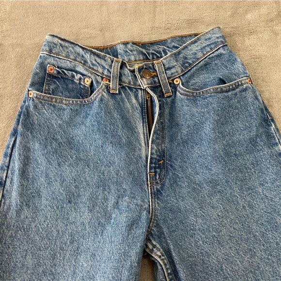 Vintage Levi’s 17512-0291 Women’s 7 Blue Denim 100% Cotton Made in USA - Picture 3 of 10